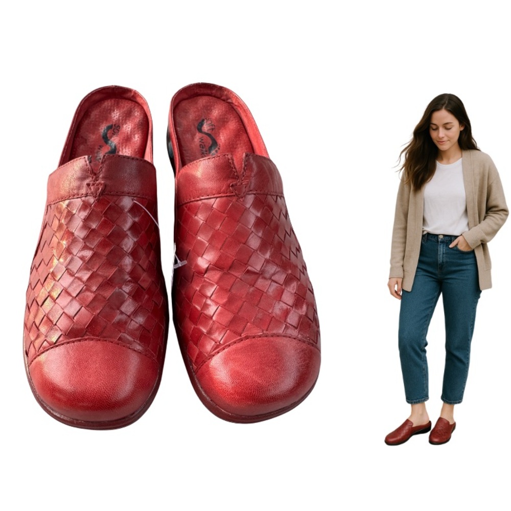 Softwalk mule Women's Red Slip-On Shoes S/7.5